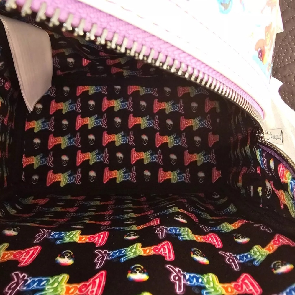LAST SALE! Lisa Frank X Loungefly Halloween Holo Backpack! Glitter&Glows In Dark - Picture 10 of 16